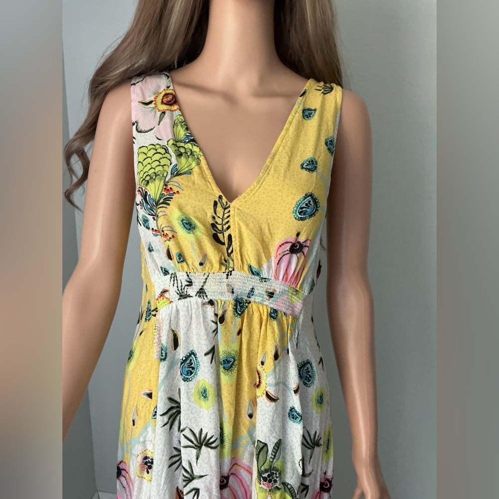 Anthropologie Yellow Floral Dress - Picture 5 of 15